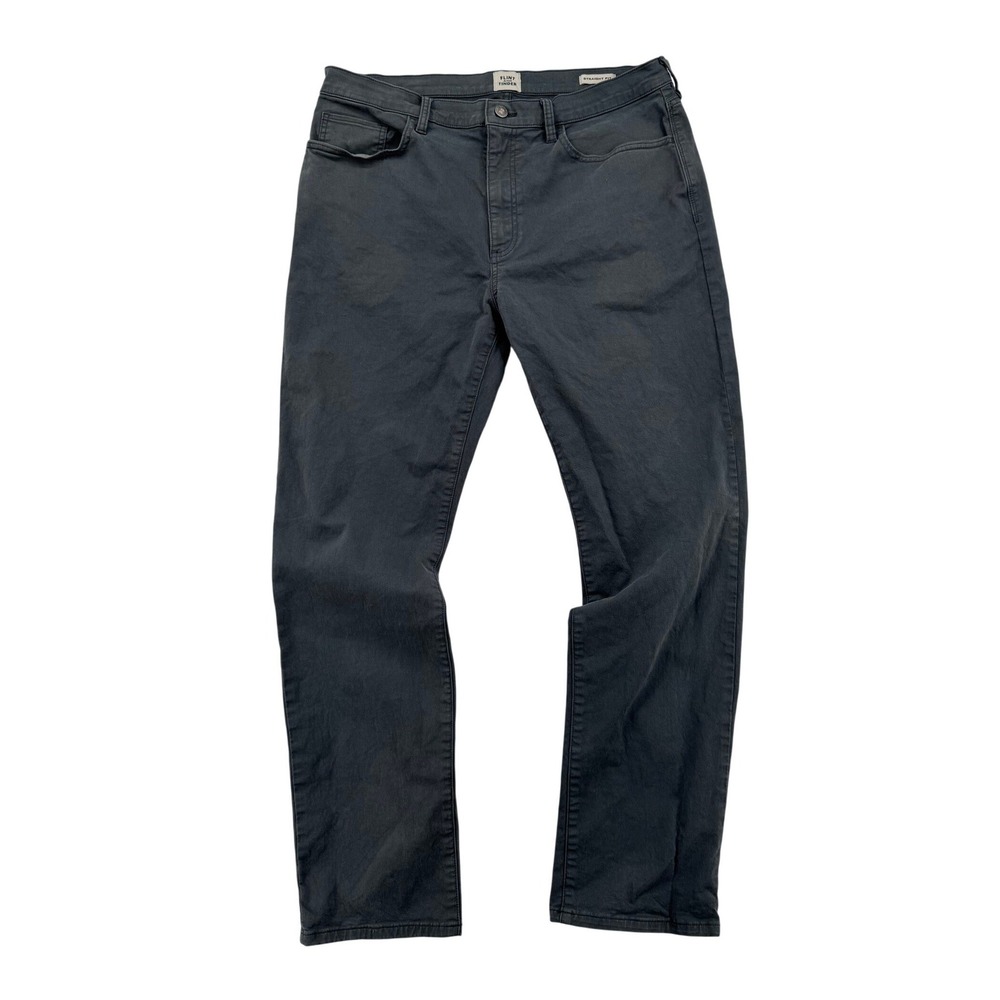 Flint and Tinder 365 Pant Mens 36x32 Grey Good Straight Fit Stretch Chino